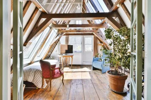 Luxury interior of room Stock Photos