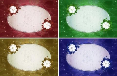 Luxury label set Illustrazione stock