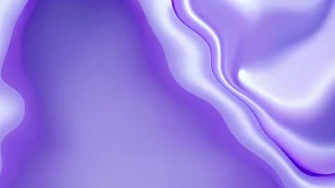 Luxury Lavender Silk Flow animation Video stock 303604223