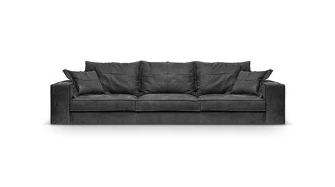 Luxury leather sofa Stock Photos