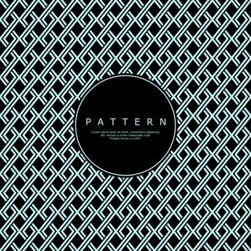 Luxury line matting abstract pattern design. Elegant lines plait pattern. Illustrazione stock