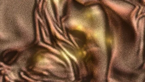 Luxury liquid rose gold background with glitter. Stock Footage 336513474