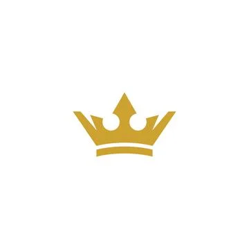 Luxury logo. Crest logo element, Crown, Wing, Emblem, Heraldic Monogram Stock Illustration