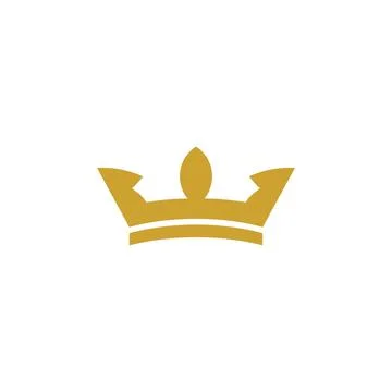 Luxury logo. Crest logo element, Crown, Wing, Emblem, Heraldic Monogram Stock Illustration