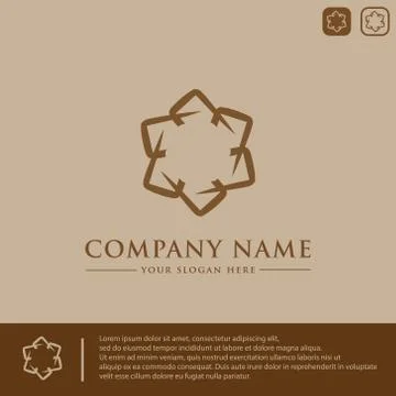 Luxury Logo Design Stock Illustration