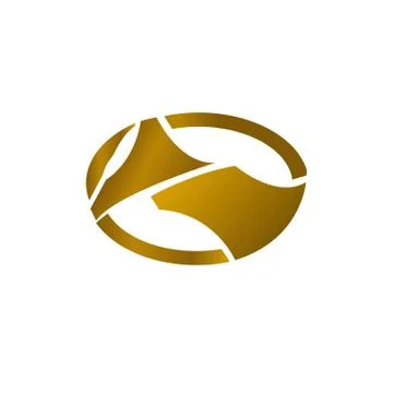Luxury Logo Gold Concept Illustrazione stock