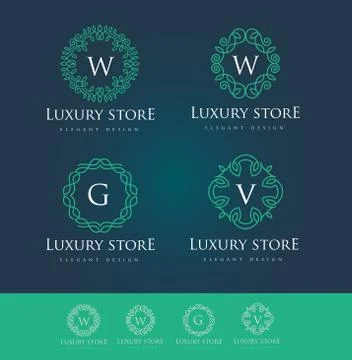 Luxury Logo Stock-Illustration