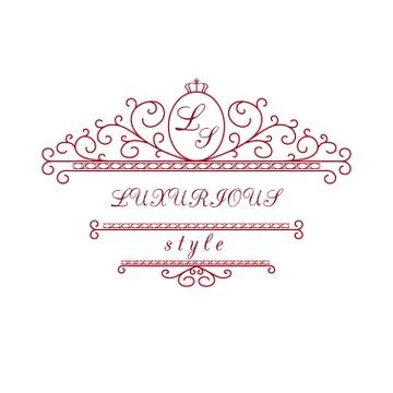 Luxury Logo template Stock Illustration