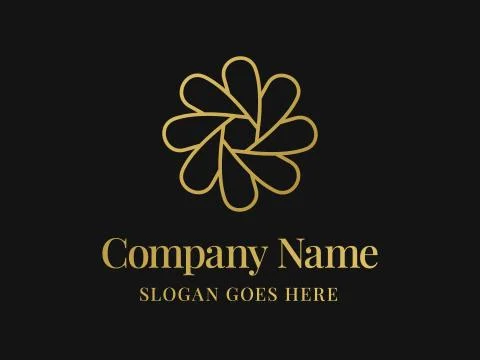 Luxury Logo Template Stockillustratie