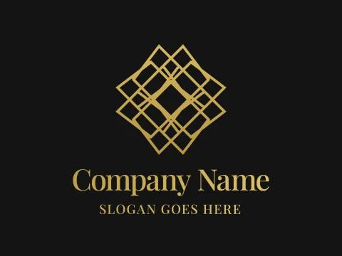 Luxury Logo Template Stockillustratie