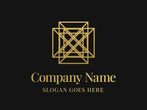 Luxury Logo Template Stock Illustration