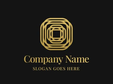 Luxury Logo Template Stock Illustration