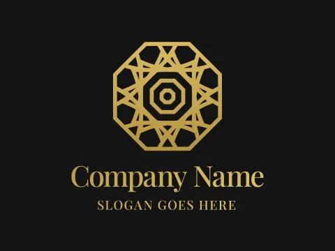 Luxury Logo Template Stockillustratie