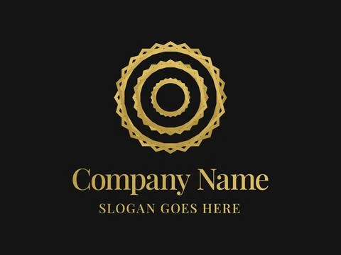 Luxury Logo Template Stock Illustration