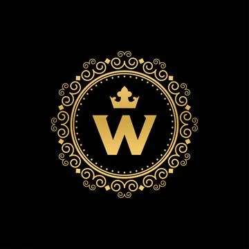 Luxury Logo template in vector for Restaurant, Royalty, Boutique, Cafe, Hotel Stock Illustration