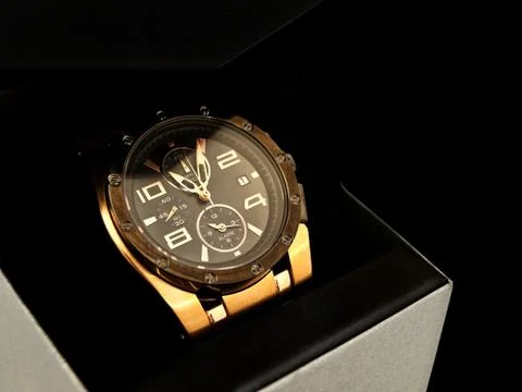 Luxury Man Clock Stock Photos