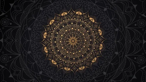Luxury Mandala animated Stock Footage 123049556