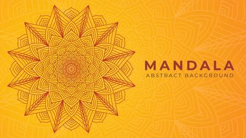 Luxury Mandala Art Vector Illustration. Abstract Background Design Template.. Illustrazione stock