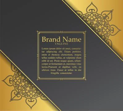Luxury mandala background concept Stock Illustration