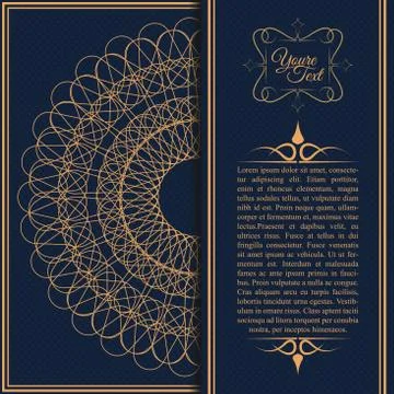 Luxury mandala background Stock Illustration