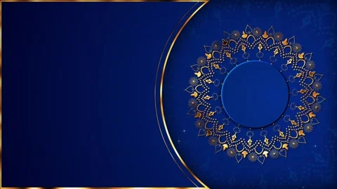 Luxury mandala background pattern. Arabic Islamic element. Mandala wedding Video stock 292108489