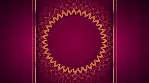 Luxury mandala background pattern. Arabic Islamic element. Mandala wedding Video stock 295175074