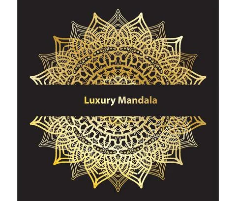Luxury Mandala Design Stock Illustration