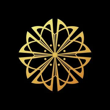 Luxury mandala flower pattern design Free Vector 스톡 일러스트