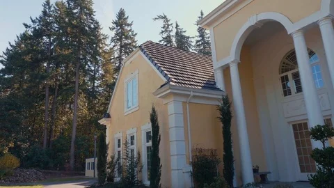 Luxury Mansion close up Stock Footage 73218541