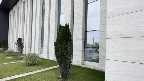 A luxury marble building Stock Footage 236826743