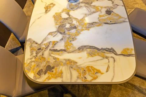 Luxury Marble Table Stock Photos