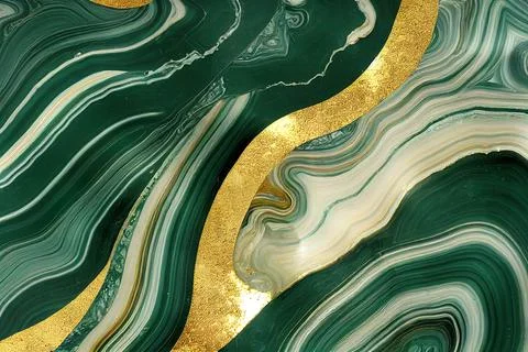 Luxury marble texture background white, blue and gold. Natural stone color ma Stock Illustration