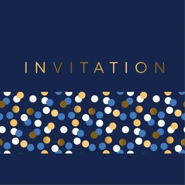 Luxury Marine geometric pattern for invitation. Stock Illustration