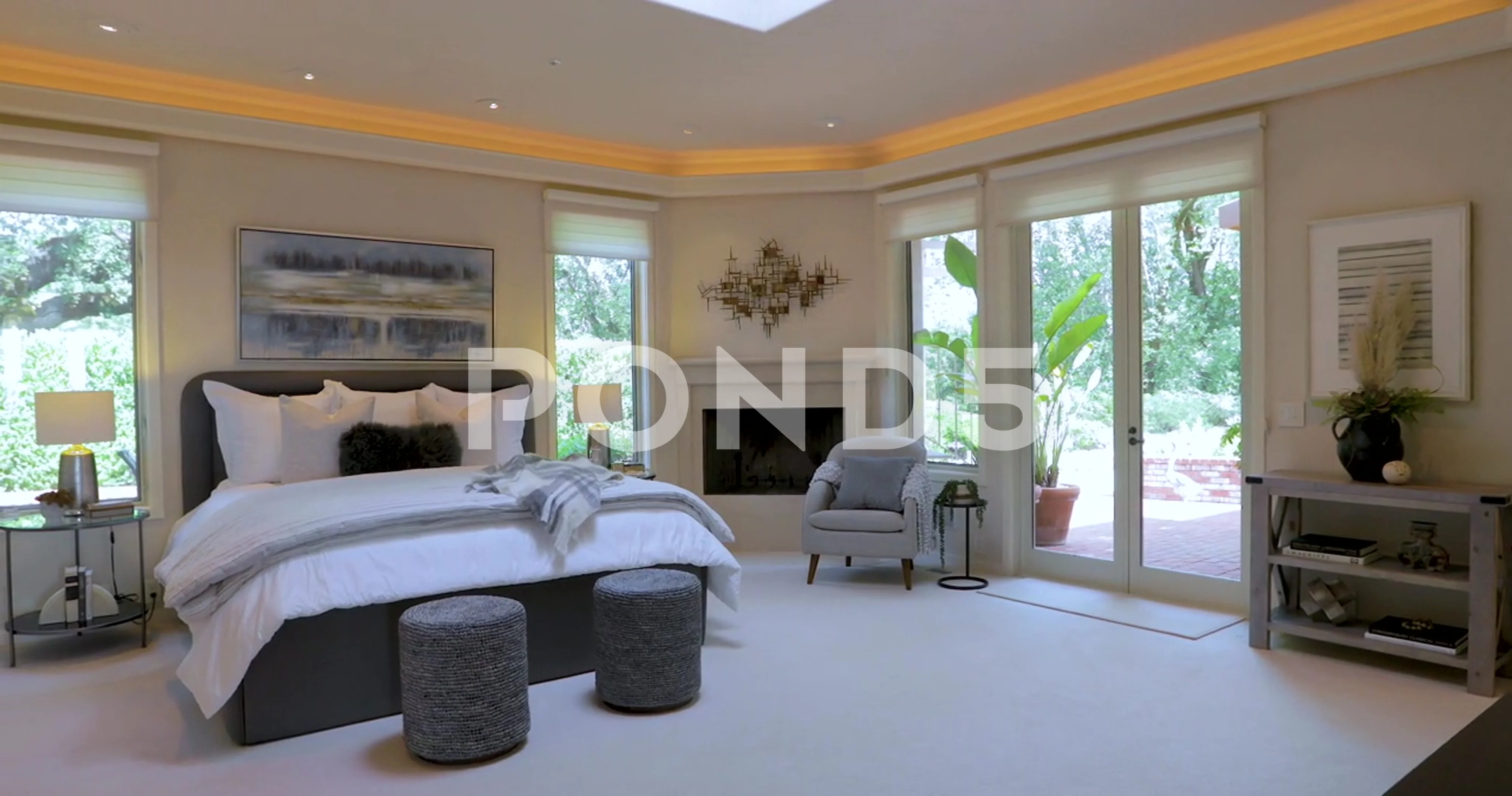 Luxury Master Bedroom Mansion Estate Home Rich Lifestyle Wealth, image size:4096x2157