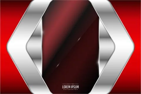 Luxury metallic background of red. Stock Illustration