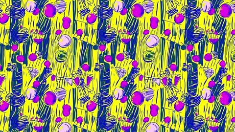 Luxury mirror ball loop tile — Horizontal Motion Stock-Footage 308251833