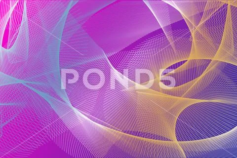 Luxury Modern Abstract Network Wallpaper With Fluid Motion PSD Template