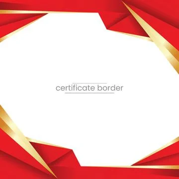 Luxury modern certificate border design Illustrazione stock