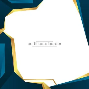Luxury modern certificate border design Illustrazione stock