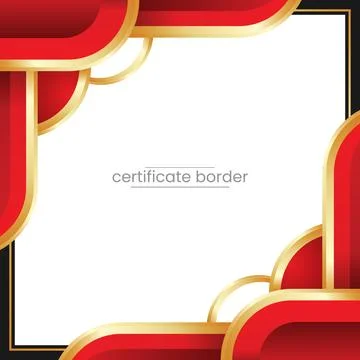 Luxury modern certificate border design Illustrazione stock