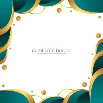 Luxury modern certificate border design Illustrazione stock
