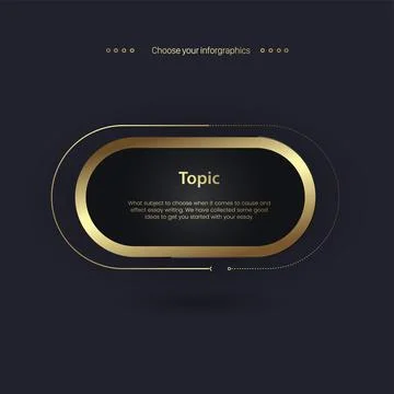 A Luxury multipurpose infographic Vector template vector illustration Stock Illustration