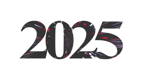 Luxury neon explode line  text 2025! New Year's Eve, New Year, Happiness, w.. Stock Footage 290075092