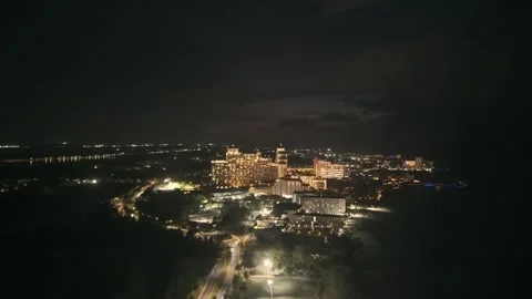 Luxury Night View Of Cable Beach. NASSAU, NEW PROVIDENCE, BAHAMAS. MAY 27TH 2025 Vídeos de archivo 316561862