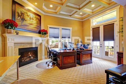 Luxury office room interior Stock-Fotos