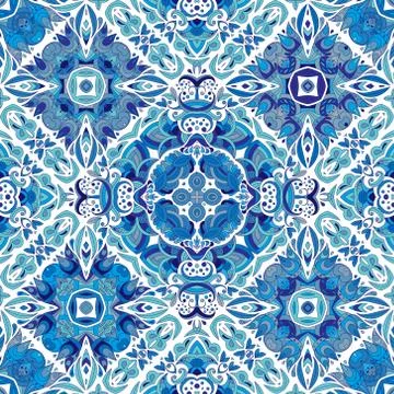 Luxury oriental tile seamless pattern. Vector Stock-Illustration