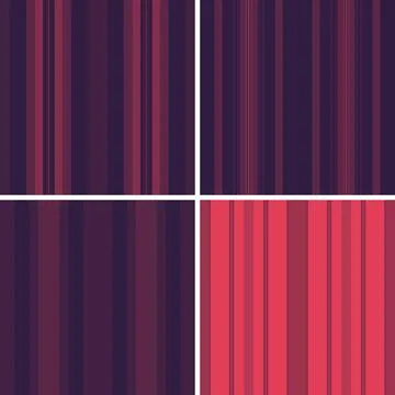 Luxury oriented striped pattern pack for premium branding. Refined lines op.. Stock Illustration