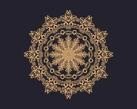 Luxury ornamental mandala patterns design background. Stock Illustration