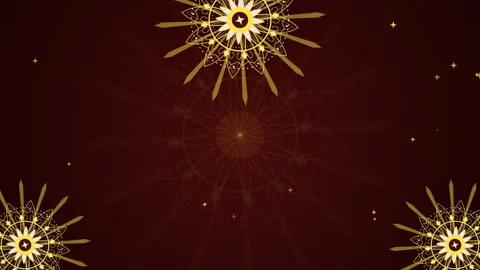 Luxury ornate mandala pattern rotating seamless loop background Stock Footage 343727752