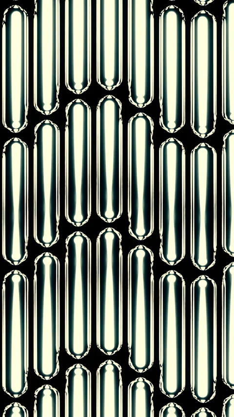 Luxury Packaging Background Featuring Glossy Tubes And Interconnected Nodes In Stock Footage 346009988